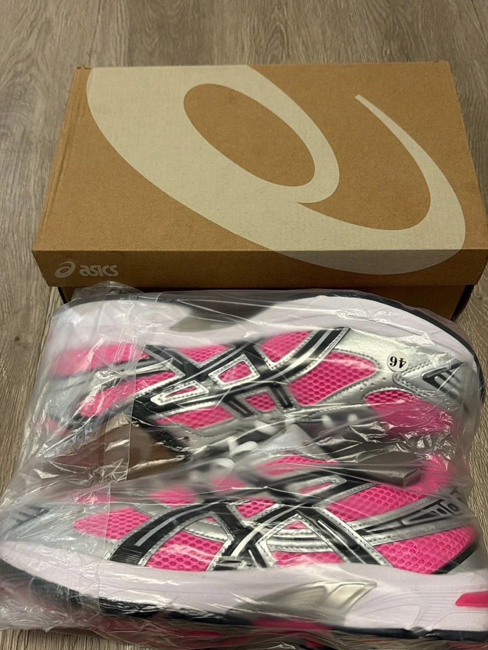 Asics Gel-1130 Pink and Silver Athletic Sneakers